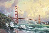 Golden Gate Bridge San Francisco by Thomas Kinkade